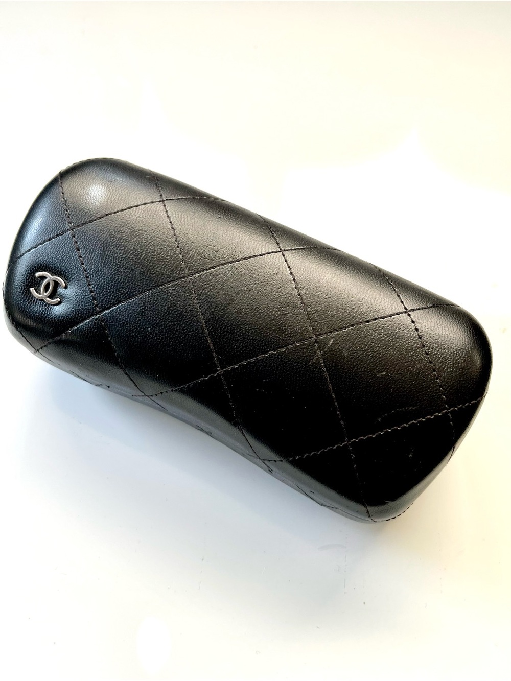 Authentic Chanel Quilted Leather Hard Case